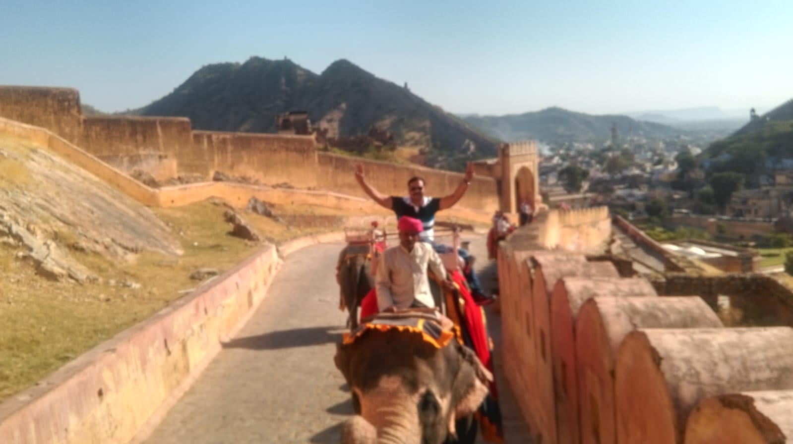 Amber Fort elephant experience