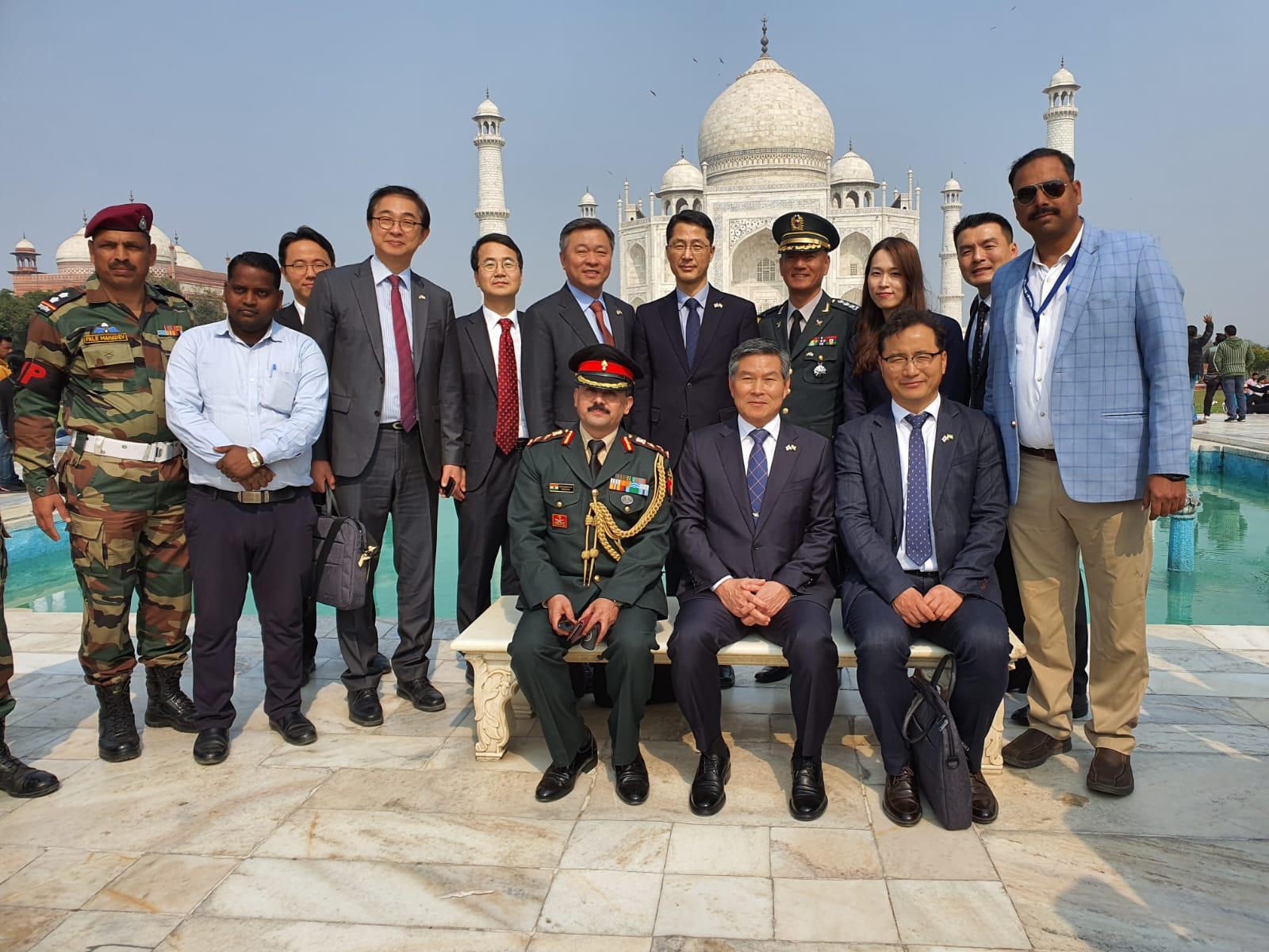 Taj Mahal group visit